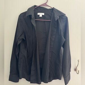 Women’s black Button up shirt